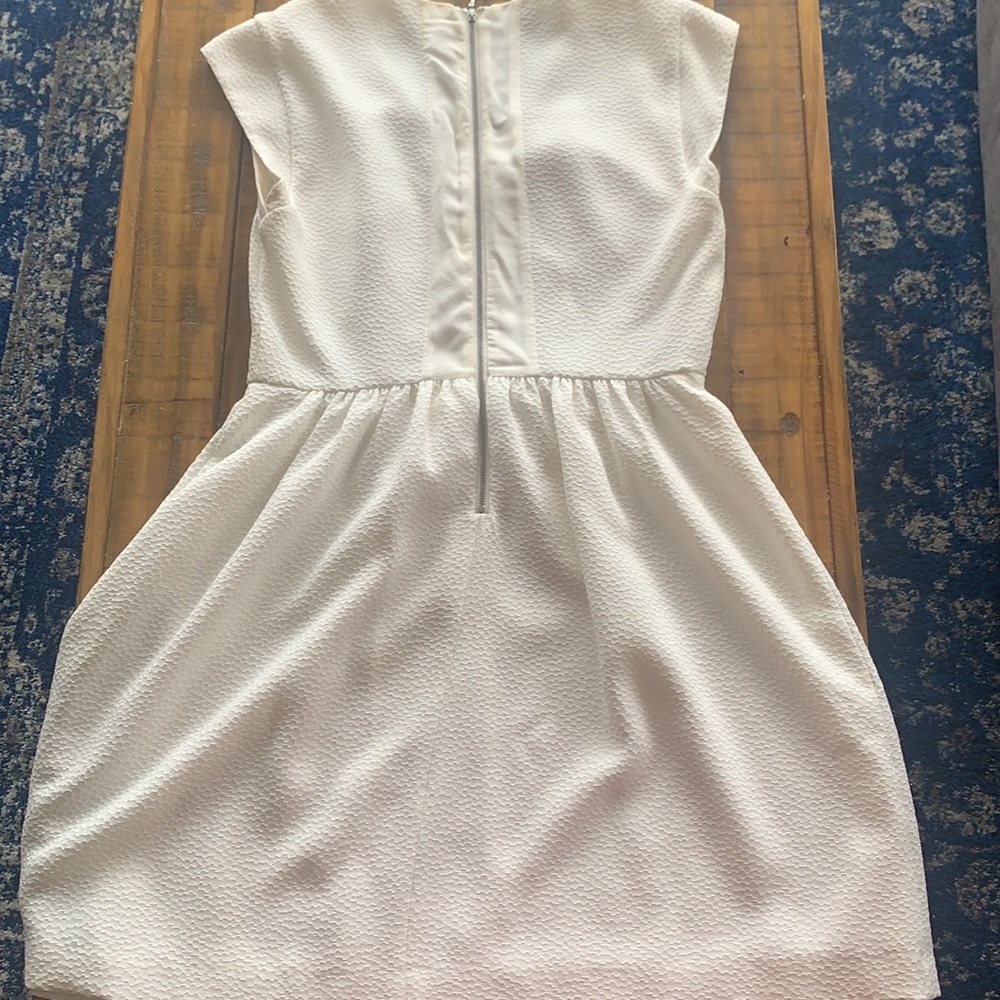 Rebecca Taylor creme silk dress, size 6 - Picture 3 of 3